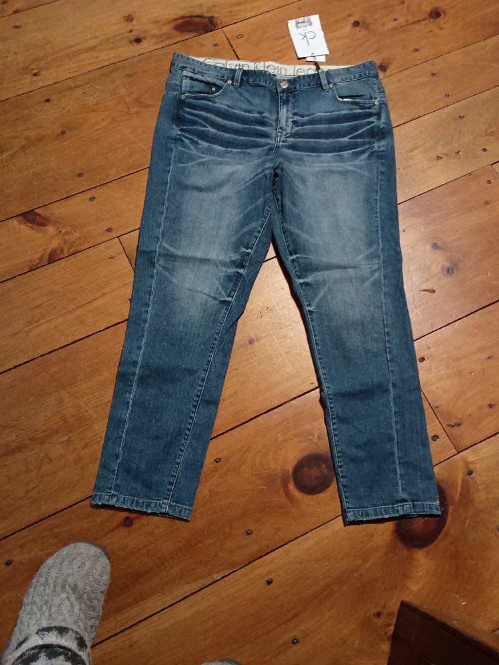 Calvin Klein size 14 Slouchy Slim jeans